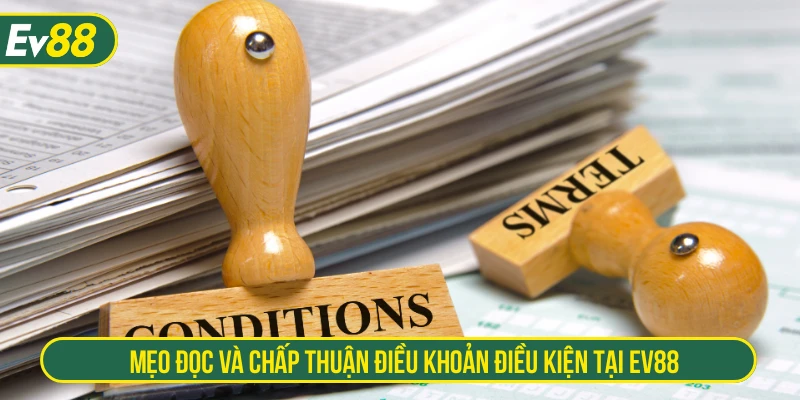 Mẹo đọc và chấp thuận điều khoản điều kiện tại EV88